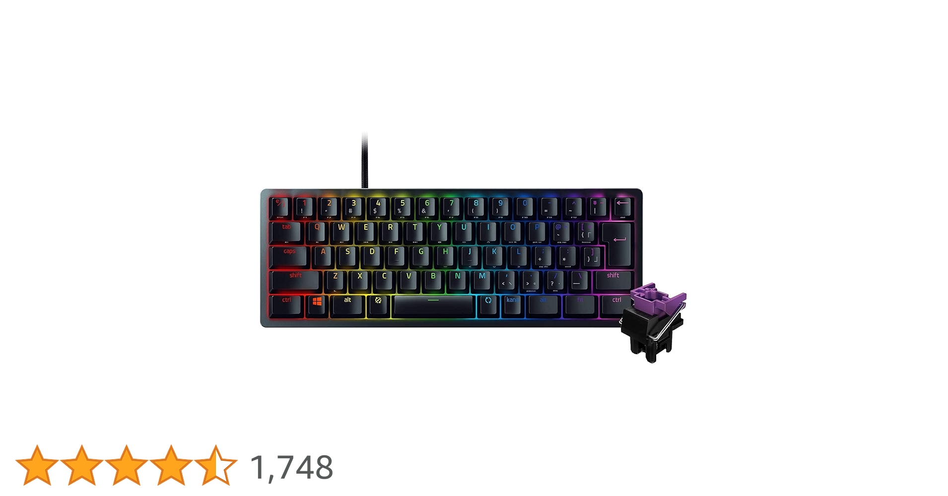 Amazon.co.jp: Razer Huntsman Mini JP 小型 ゲーミングキーボード