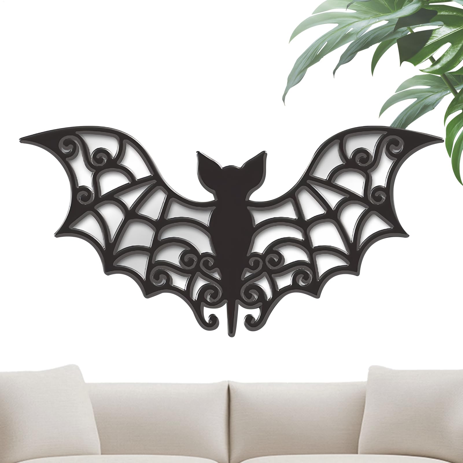Autocollants muraux araignée pour remplacer la décoration d'Halloween qui s'arrache