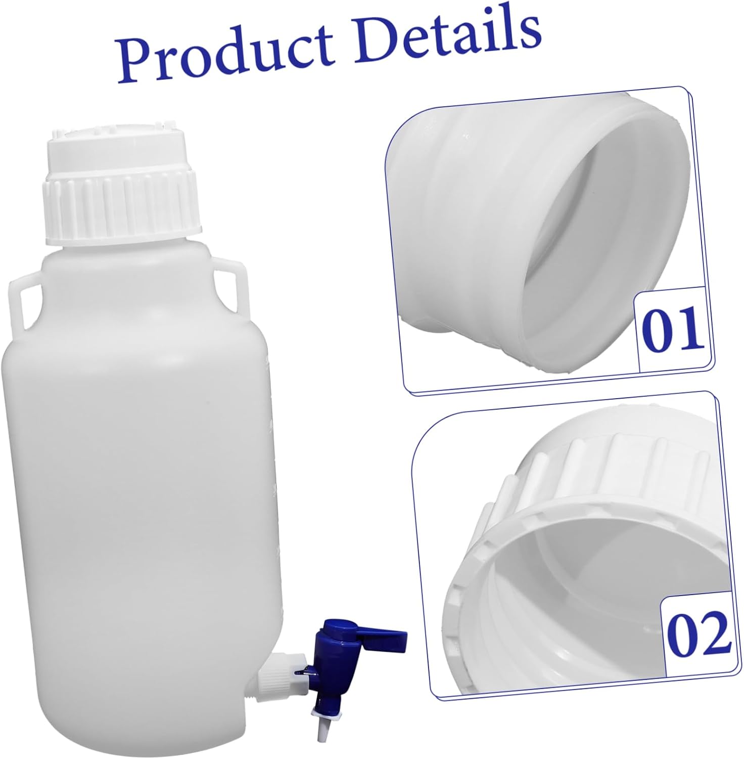 Dispenser Spigot Break-resistant Water Container for Laboratories Liquid Storage Easy to Use Water Dispenser for Daily Hydration and Experiments