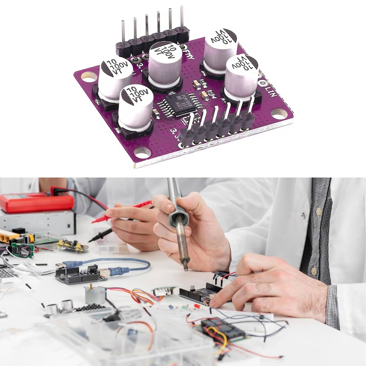 Modulo amplificatore PCM1808 a 24 bit, decodificatore di ingresso analogico single-ended ADC stereo audio con rapporto segnale/rumore di 99 dB
