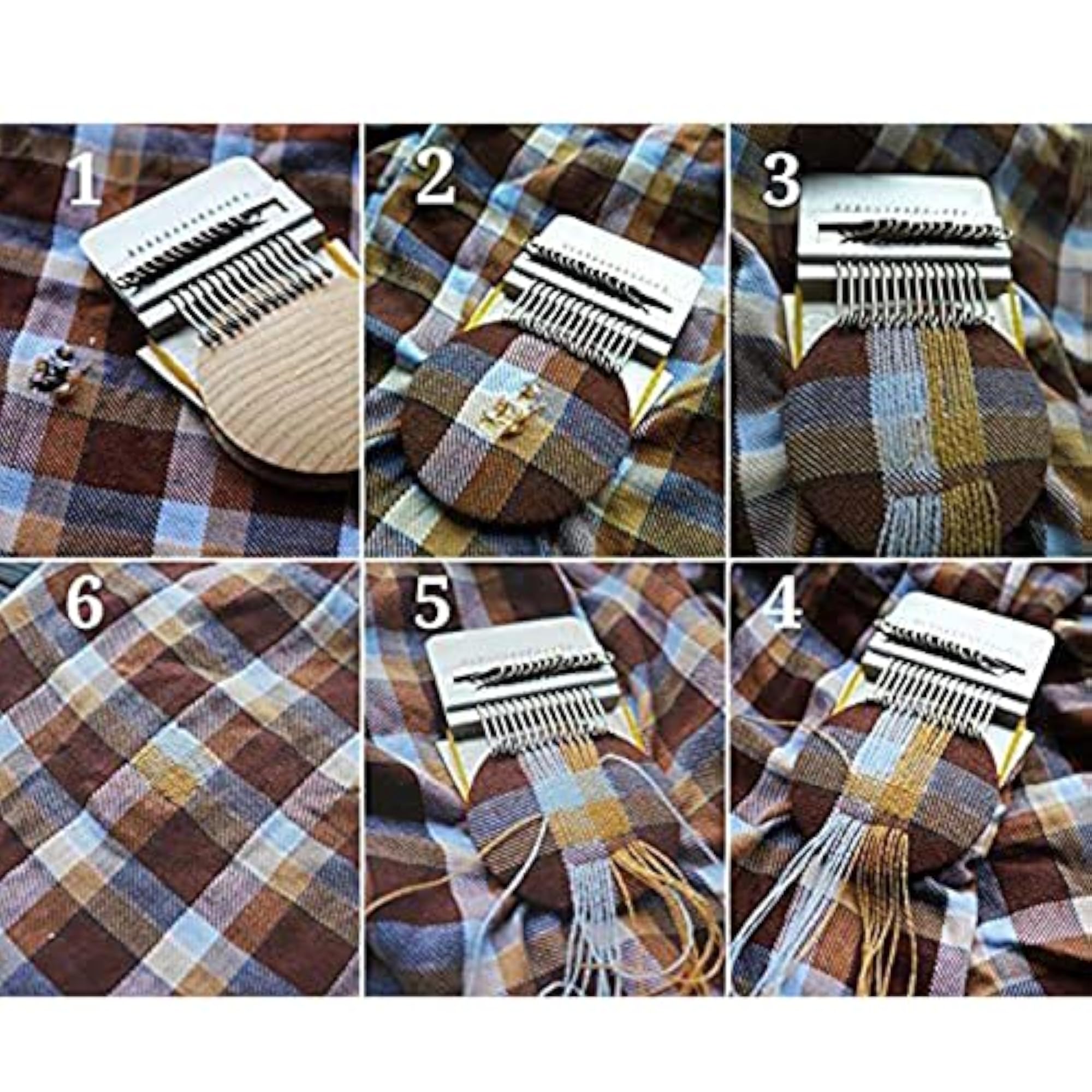 Small Loom Speedweve Weaving Tool Kit with 10 Hooks