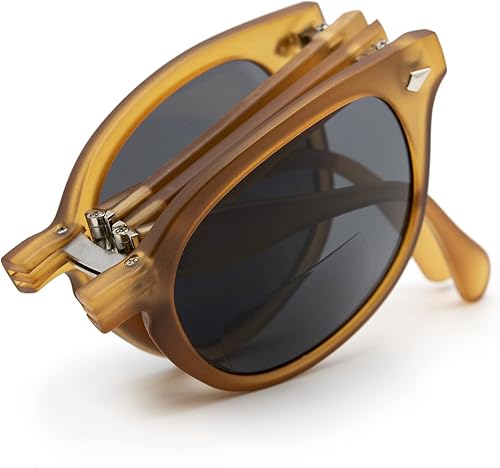VITENZI Gafas de sol bifocales plegables para hombres y mujeres Gafas de sol de lectura con lectores integrados - Fano