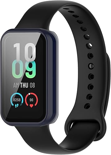 Miniatura 3 de Funda para reloj compatible con Amazfit Band 7, protector de pantalla de policarbonato duro, antiarañazos, a prueba de golpes, bisel protector 6