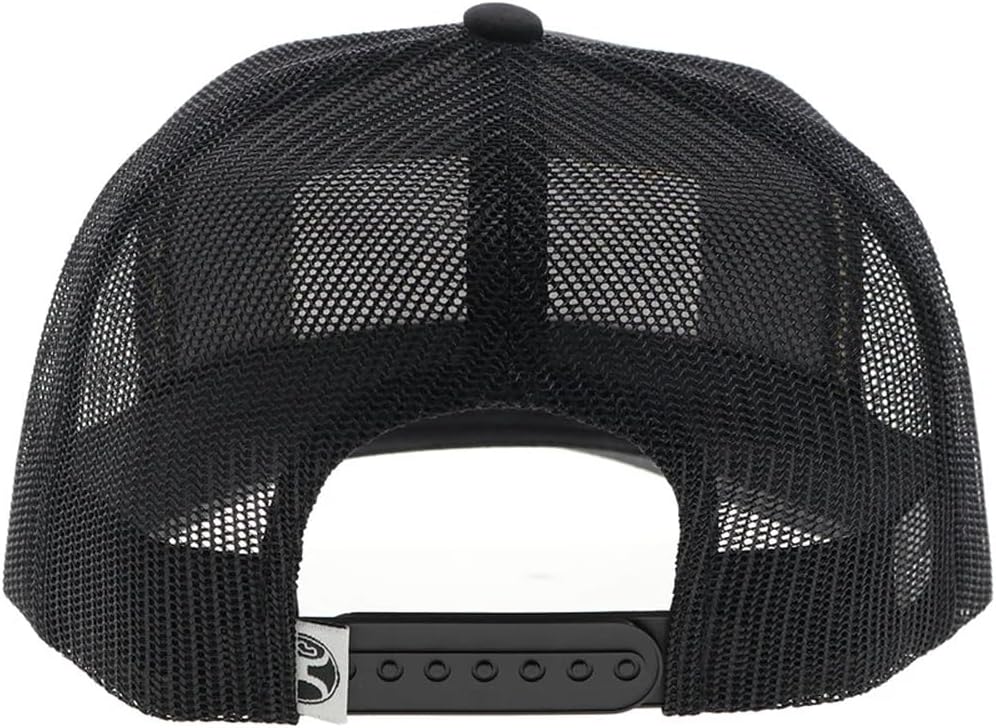 HOOEY Rank Stock Youth Trucker Hat - Adjustable Snapback, Breathable Mesh Baseball Cap - Western Trucker Hat