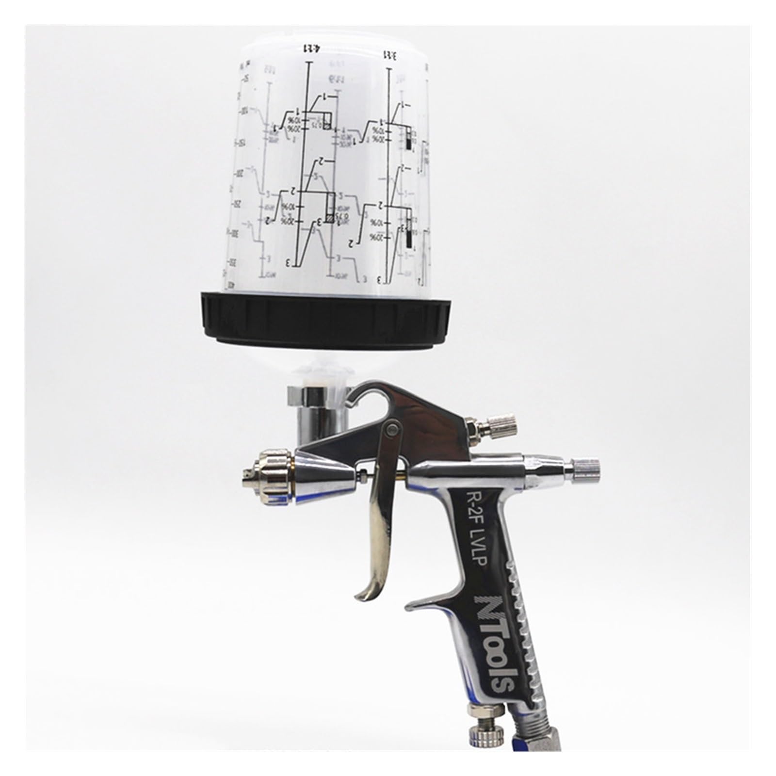 Mini pistolet de pulvérisation buse 1,0mm et réservoir de mélange Color B