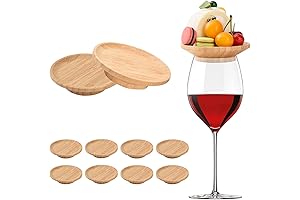 10-Piece Wine Glass Charcuterie Topper Platter