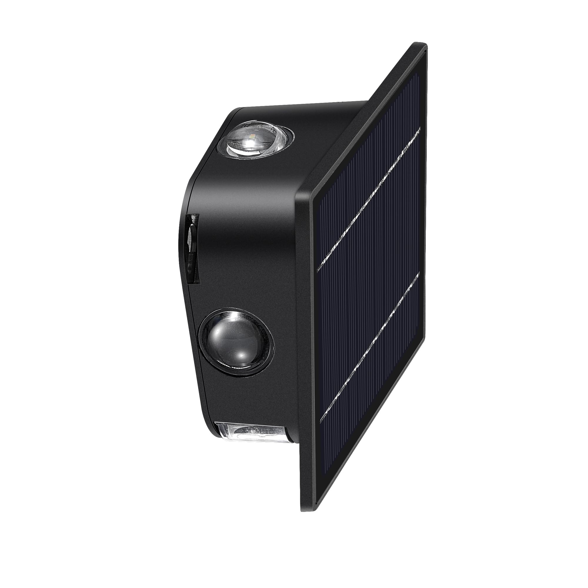 wonderlamp - Aplique Solar LED con sensor de movimiento Tenda, 2 CCT Luz cálida/​Fría y 2 Intensidades de Luz, IP54