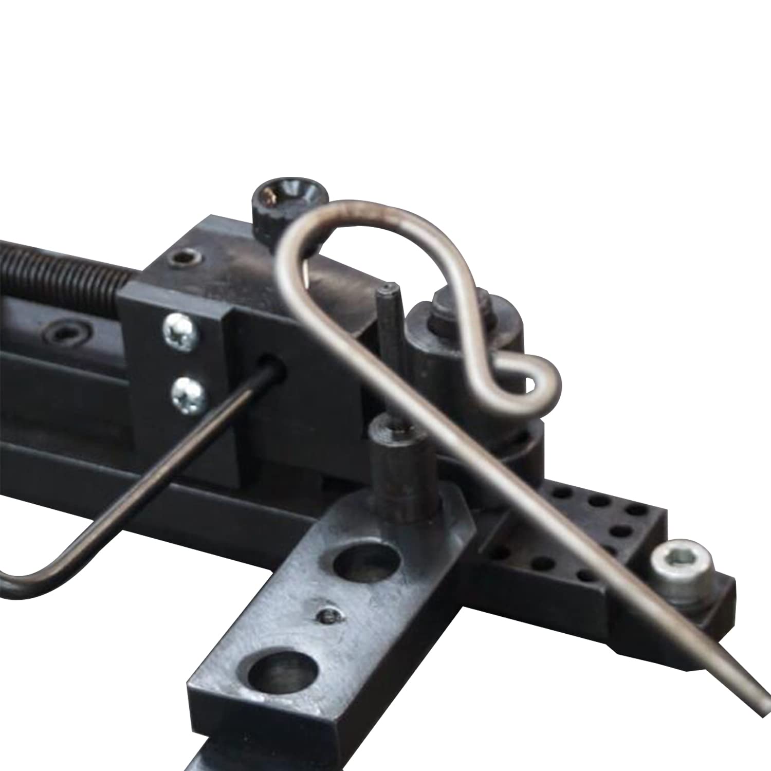BOKA Universal Biegevorrichtung, Universal Winkelbieger Biegemaschine | Ideal für Flachmaterial, Rundmaterial, Haken, Klammern, Spulen und Draht, Präzises Biegen von Zier- und Funktionsformen
