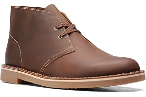 Men’s Leather Casual Chukka Boots for Durable Comfort