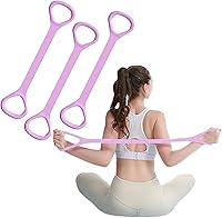 Vista 10 de Figure 8 Resistance Band with Handles, Elastic Bands for Working Out,Arm,Back,Shoulder Training Elastic Ropes,Exercise Equipment for Yoga
