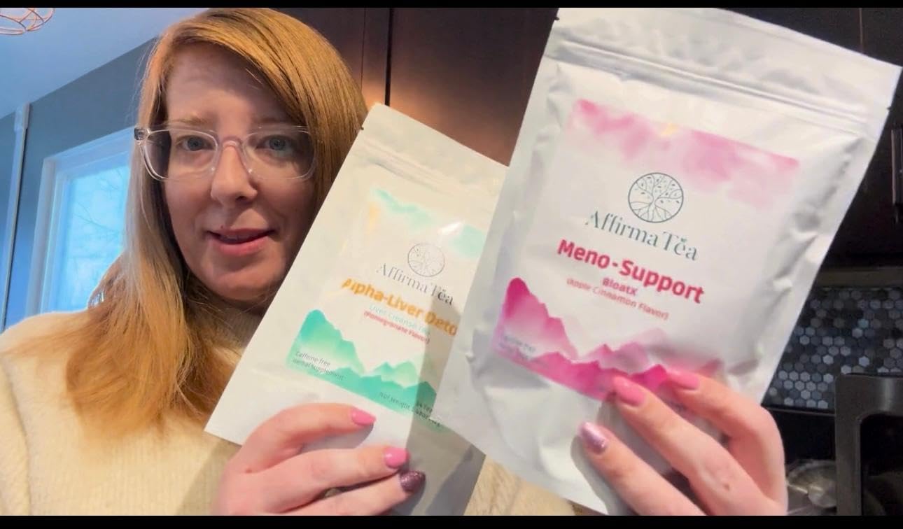 Meno-Support BloatX Organic Menopause Relief: Balances & Supports Hot Flashes, Hormones, Moods Swings, Night Sweats, & Bloating with Black Cohosh, Red Clover & Dong Quai. Natural Fresh Lemon Flavor.