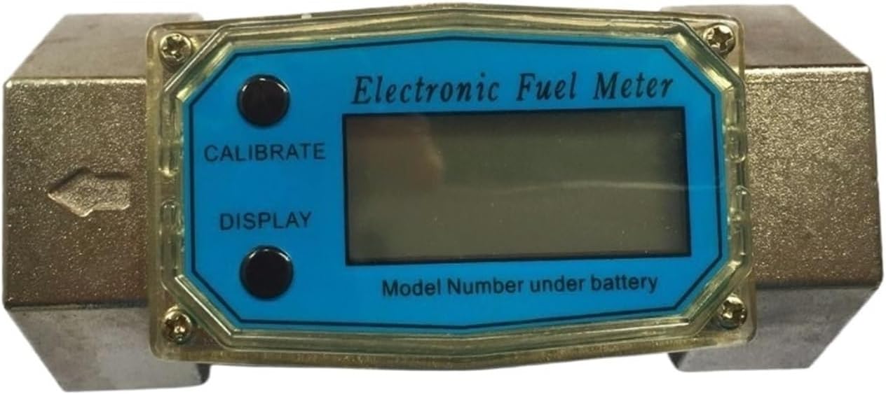 DN40 Digital Fuel Diesel Gasoline Methanol Water Flowmeter Counter Fuel Flow Sensor Indicator Gauge