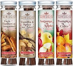 Scentsicles Smells Like Fall Baking Four Pack Includes Four Bottles with 6 Sticks Each (Total of 24 Sticks)