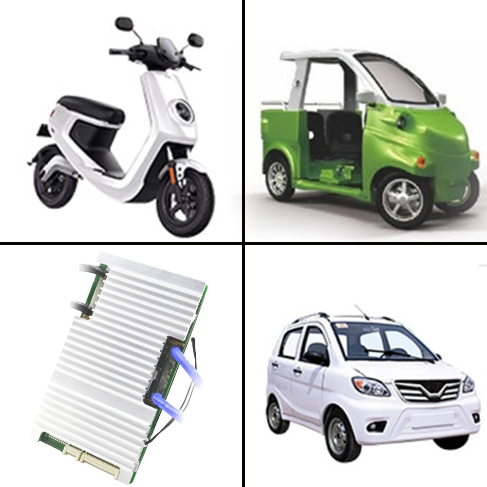 BMS - Placa de protección de cargador, 16S 100A 3.2V con módulo de protección equilibrada para batería de litio LiFePO4