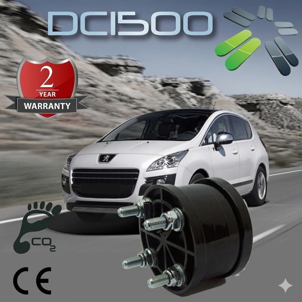HHO Plus Generador HHO DC1500 - Sistema de Optimización Motor/Sistema de Suplementación de Hidrógeno para Coches (12/24V, Dry Cell, Kit Completo con Accesorios) - Motores 600cc - 1500cc