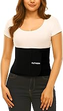 PLETHEON® Abdominal Belt for Men & Women – Post Surgery & Postpartum Recovery Support – Adjustable Compression Belt for Tummy, Waist & Back Pain Relief (Free Size) (Black, One Size, ABDOMINAL BELT)