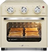 Vista 1 de VAL CUCINA Combo de horno tostador y freidora de aire 6 en 1, compacto horno de convección de encimera pequeño de 12.7 cuartos de galón, se adapta a