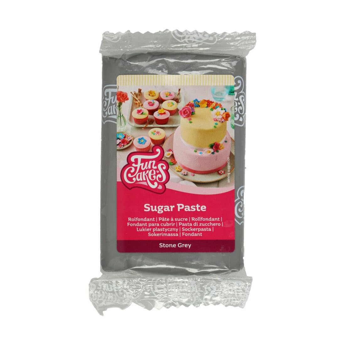 Funcakes Grey Stone Sugarpaste 250G