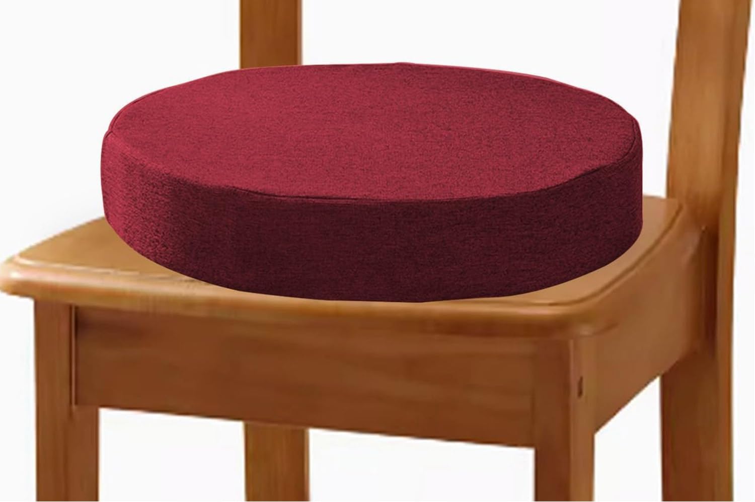 seokor Round Chair Cushion 30/40/45/50cm Chair Pad Tatami Chair Cushion Garden Kitchen Dining Chair Seat Cushion Outdoor Indoor Chair Seat Pad for Armchairs(A12,45x3cm/17.7x1in)