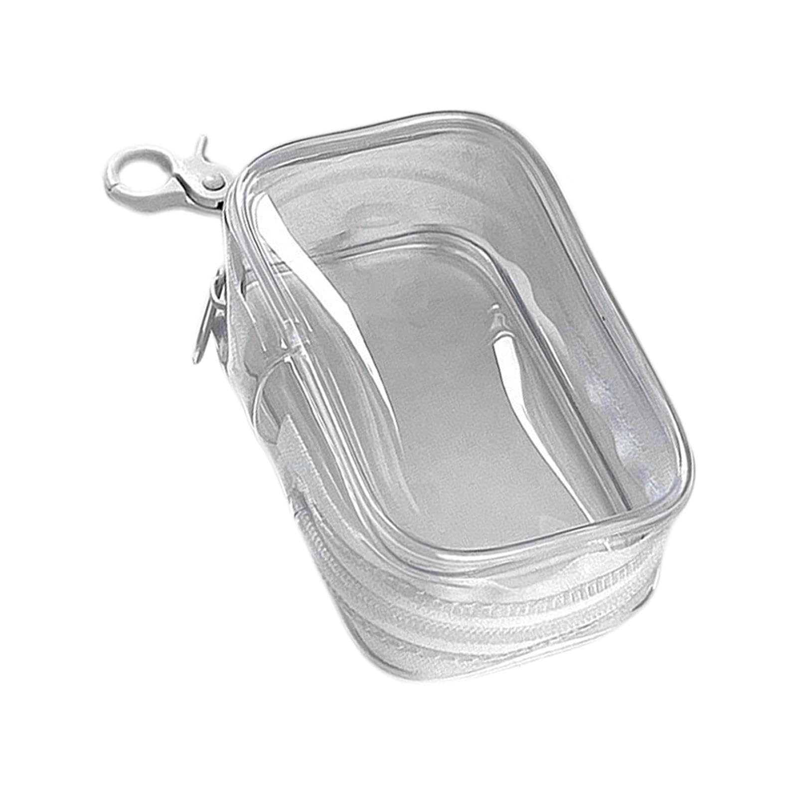 Transparante tas, draagbare sleutelhangerzakje, multifunctionele opbergtas, stofdichte oplaadkabel, elektronische accessoires, sleutelhanger, transparante opbergtas Transparante tas, draagbare sleutelhangerzakje, multifunctionele opbergtas, stofdichte oplaadkabel, elektronische accessoires, sleutelhanger, transparante opbergtas