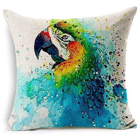 Nunubee Flax Linen Throw Pillow Cover Cover