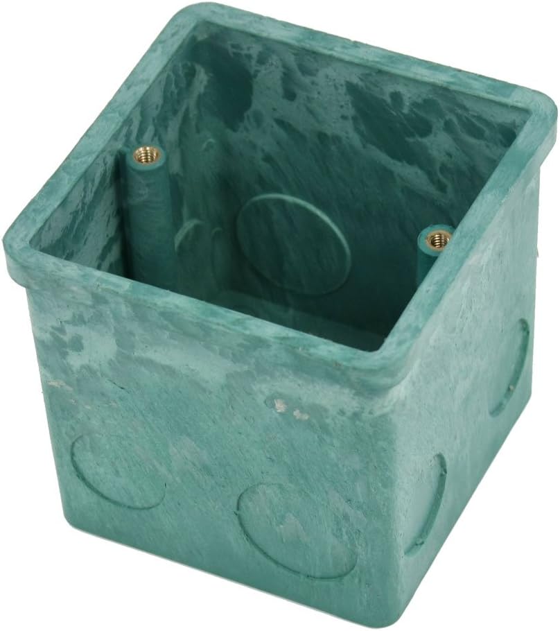 80x80x75mm FlushType PVC Wall Mounted Single Gang Junction Box Case