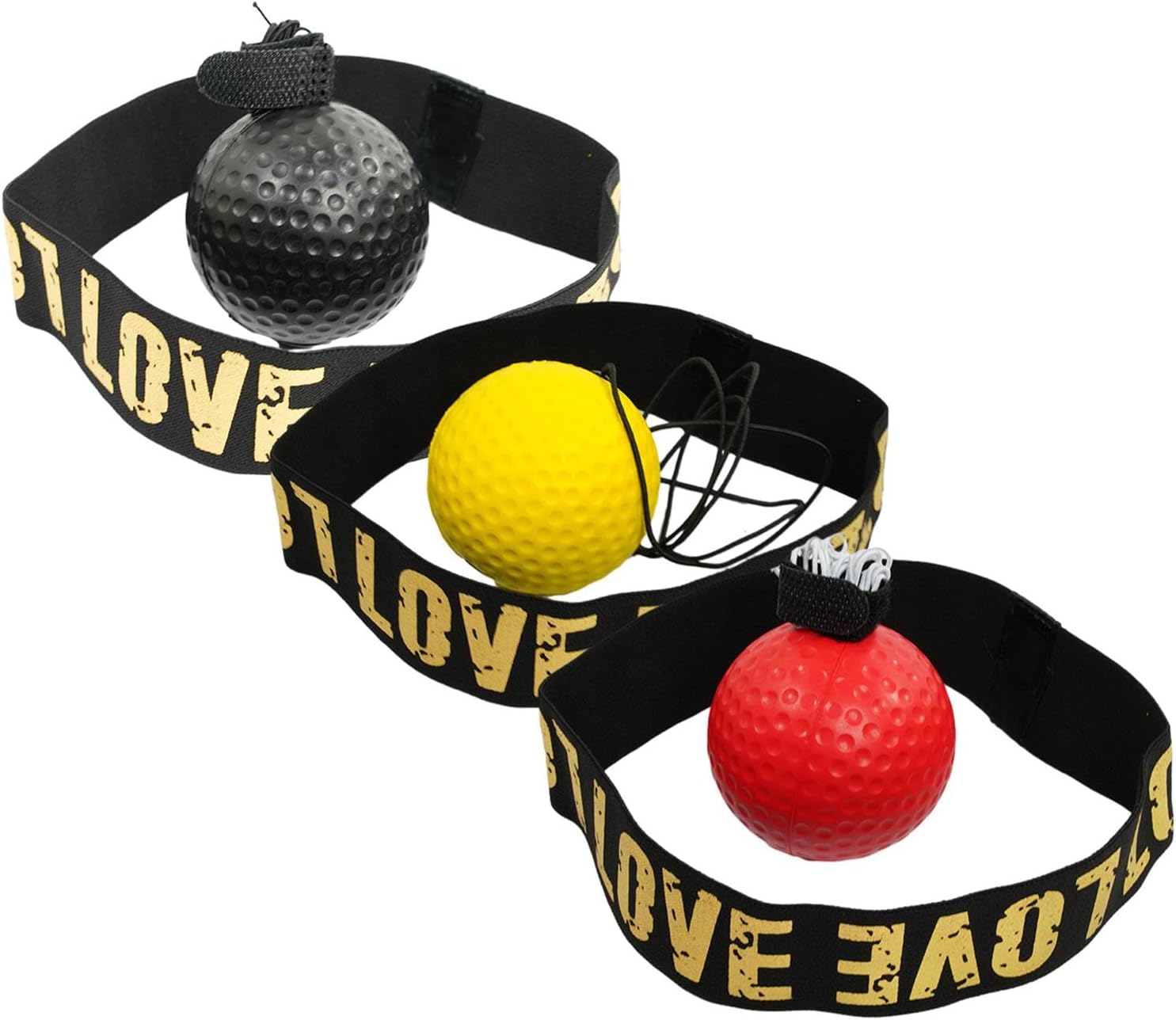Boxing Reflex Ball - Boxing Training Ball - Fight Ball Reflex String With Headband - Speed Training Suitable For Adult/Kids Best Boxing Equipment For Training, Hand Eye Coordination And Fitness