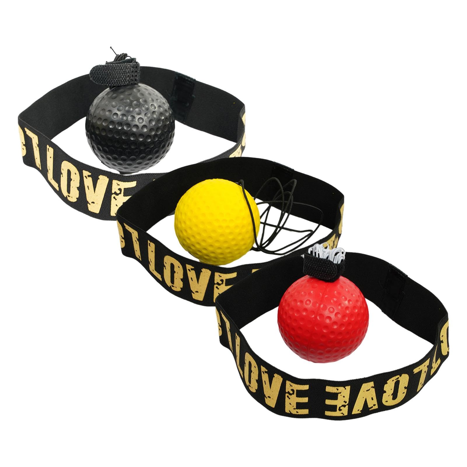 Boxing Reflex Ball - Boxing Training Ball - Fight Ball Reflex String With Headband - Speed Training Suitable For Adult/Kids Best Boxing Equipment For Training, Hand Eye Coordination And Fitness