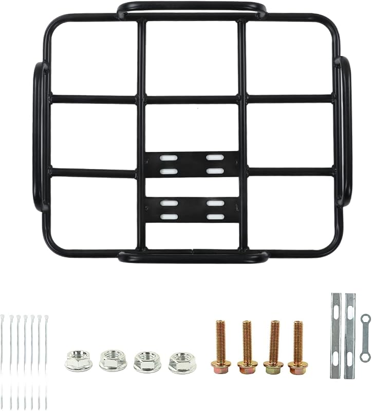 Rejilla trasera para caja de entrega de alimentos, tubo de acero sin costura de carga de 80kg, motocicleta eléctrica Universal (tipo 1 52/42 ID)