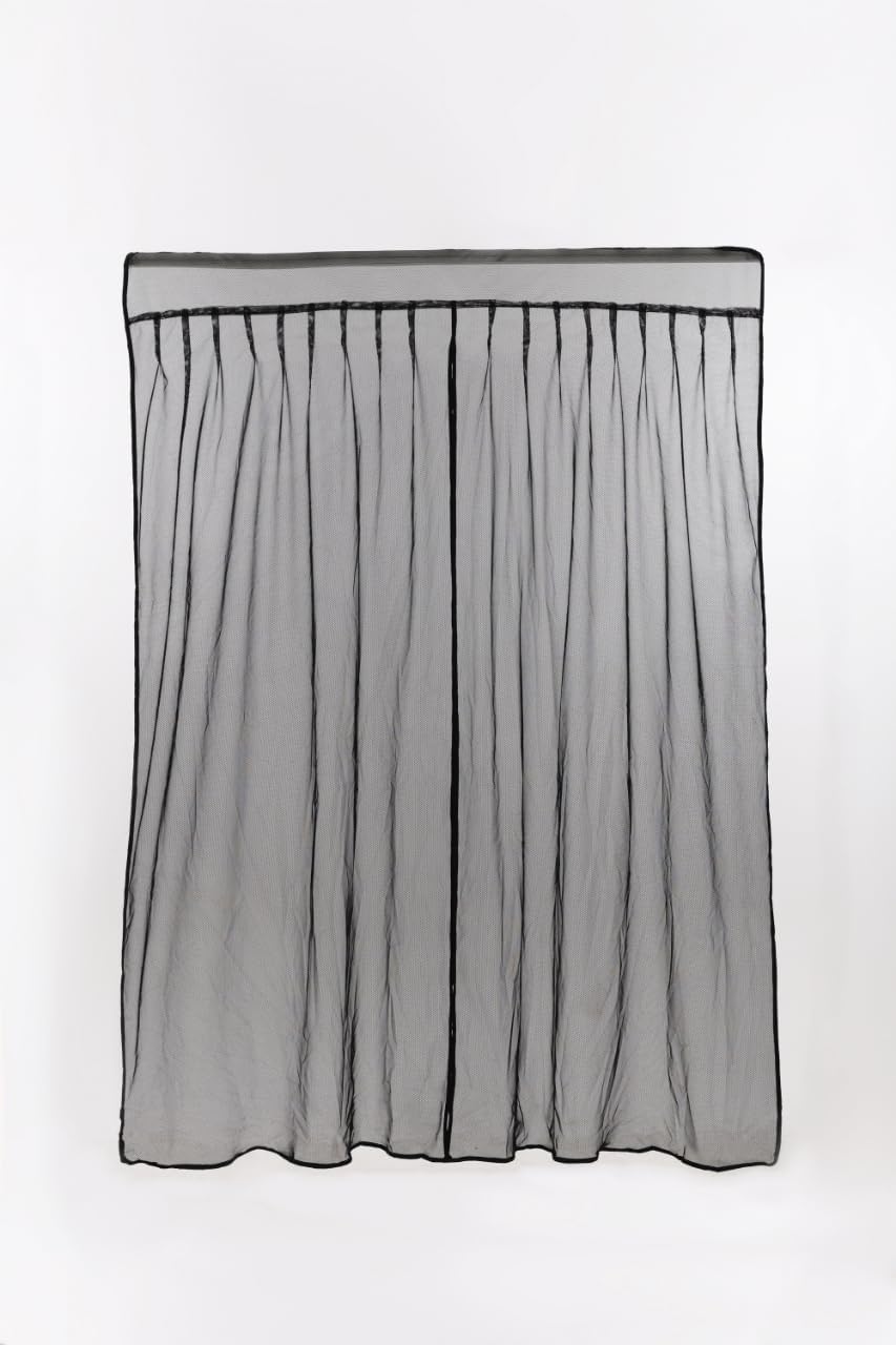 Van Bug Screen for Mercedes-Benz Sprinter Mid/High Roof and Other Campervans, Universal Size Sliding Door Flyscreen Mosquito Net, Center Magnetic Closure