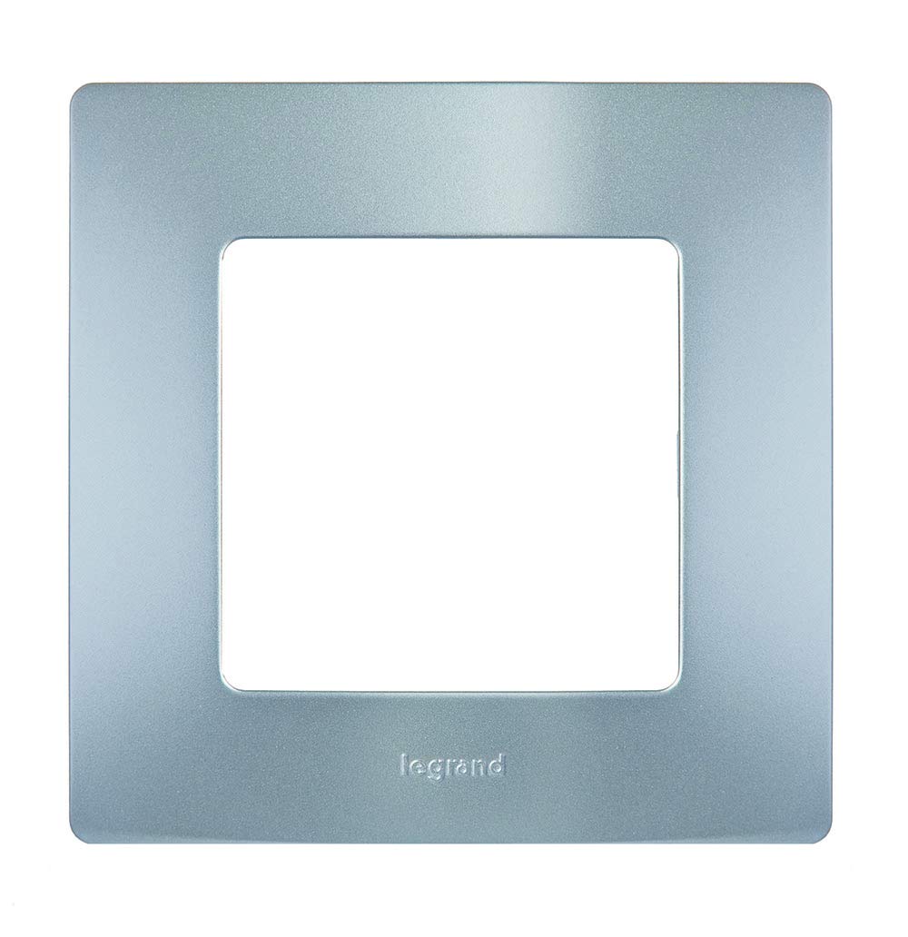 NL-PLACA 1 ELE ALUMINIUM plaque de finition haut de gamme design épuré