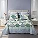 Topmail Patchwork Set 3 Piezas Colcha Doble 220x240cm con 2 Funda de...