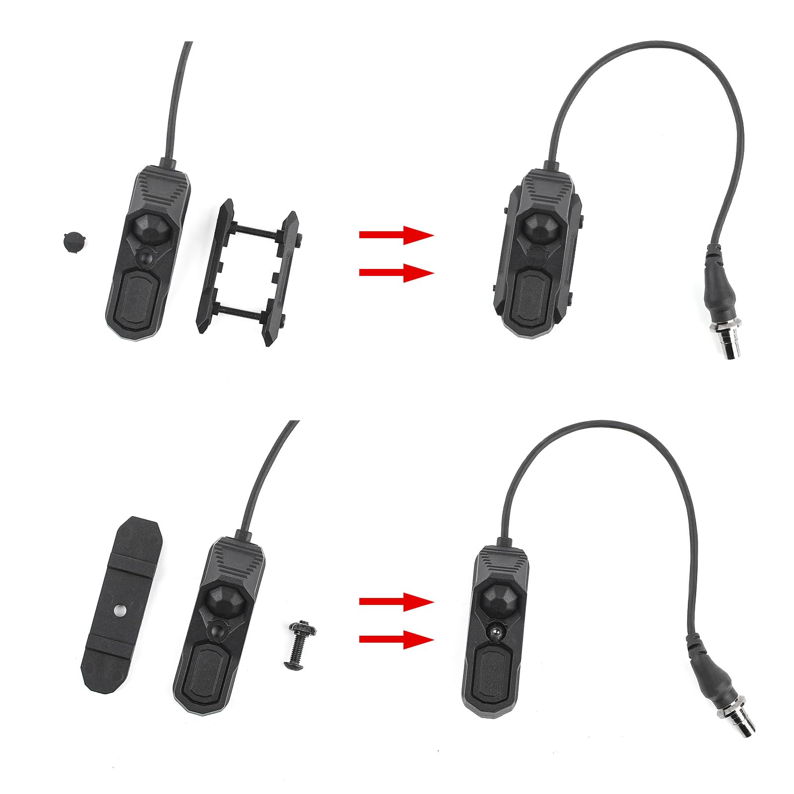 GLECTICAL M600C Tactical Flashlight Black - Image 2