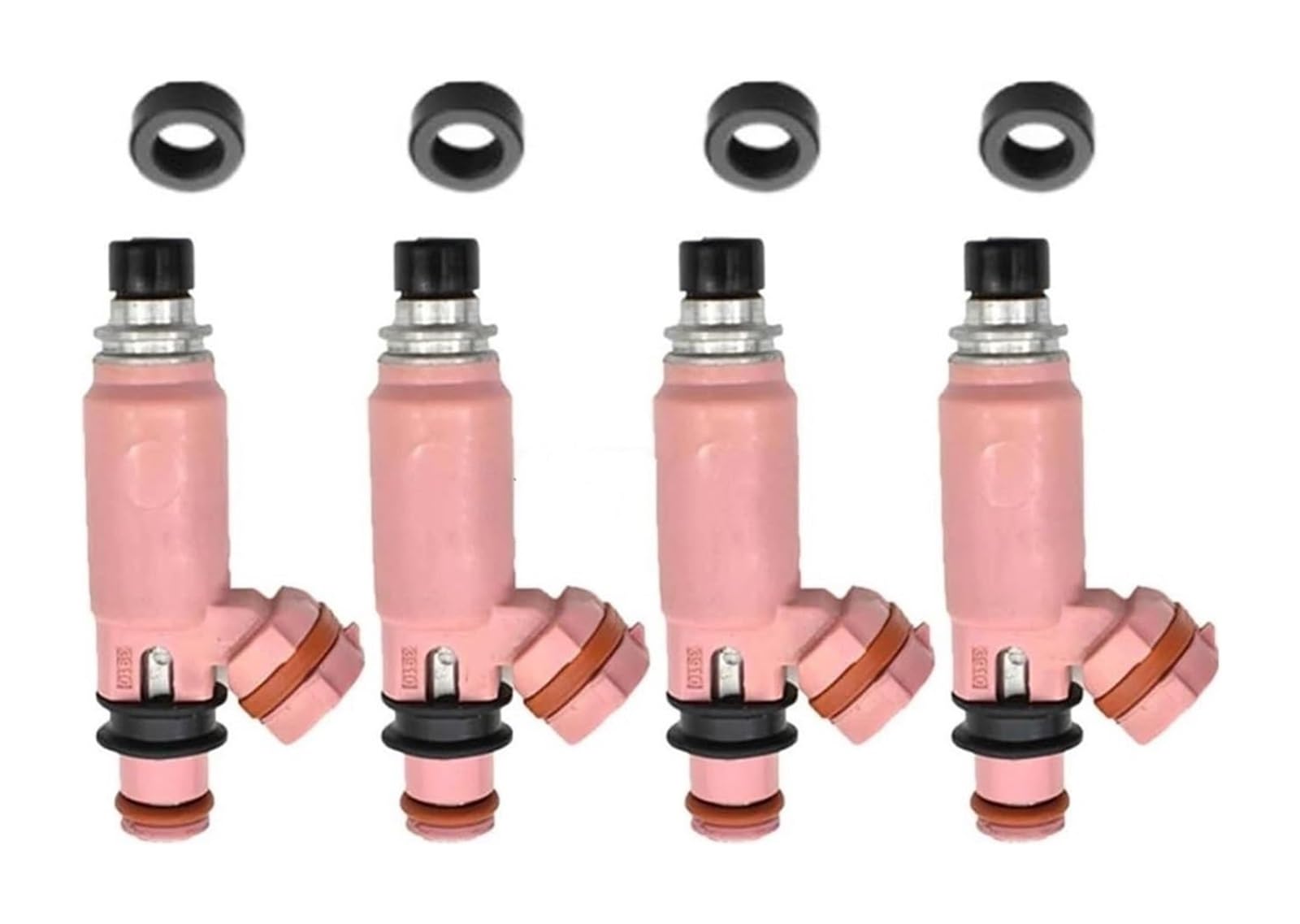 Petrol Fuel Injector for Subaru for Forester for Impreza for Liberty for Legacy STI WRX 195500-3910 16611-AA370 16611-AA510 4pcs/Set Fuel Injectors Engine Parts