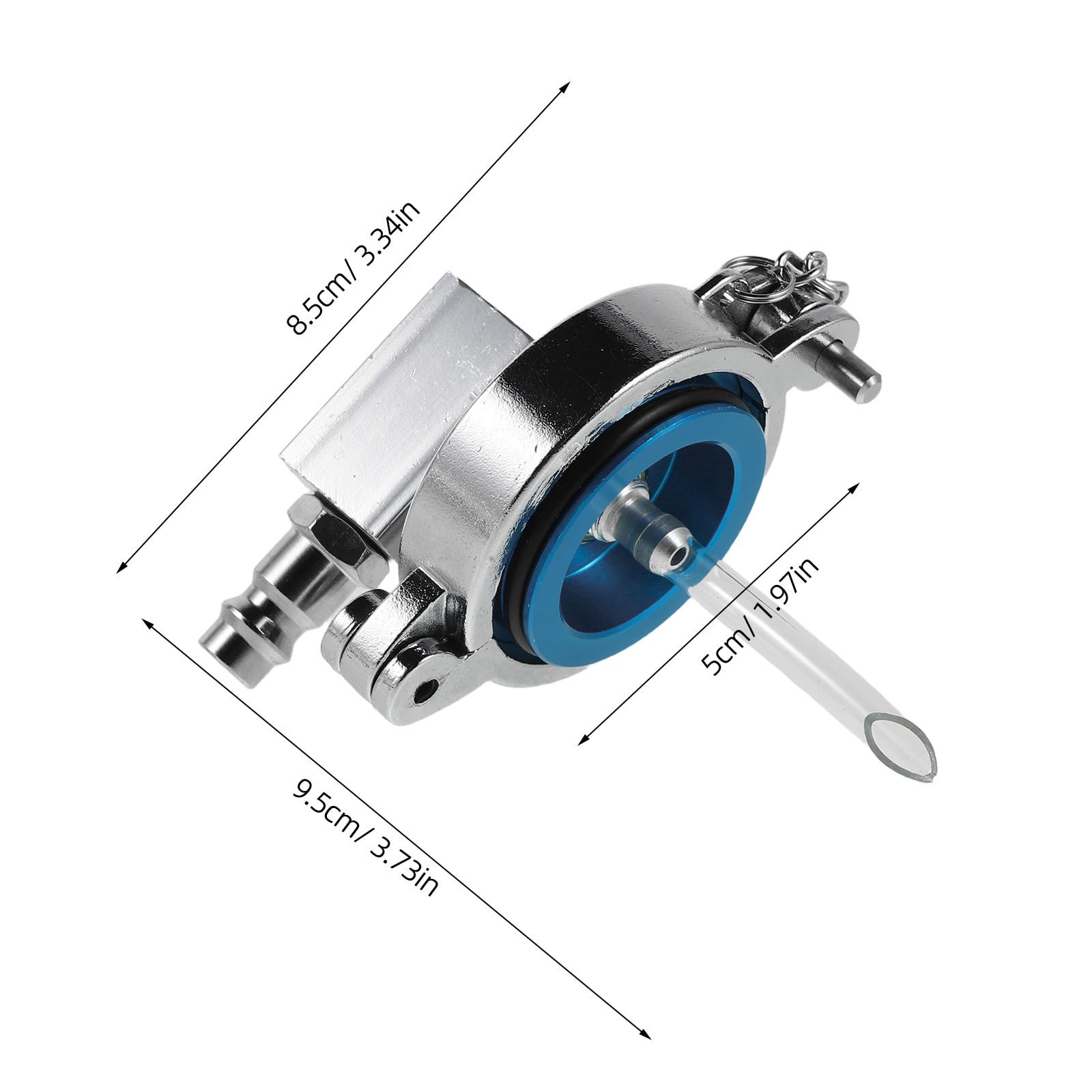 VALICLUD Adattatore e Design Avvitabile per Spurgo Freni in Lega di Alluminio 43mm con Tenuta Ermetica per Manutenzione Auto in Garage