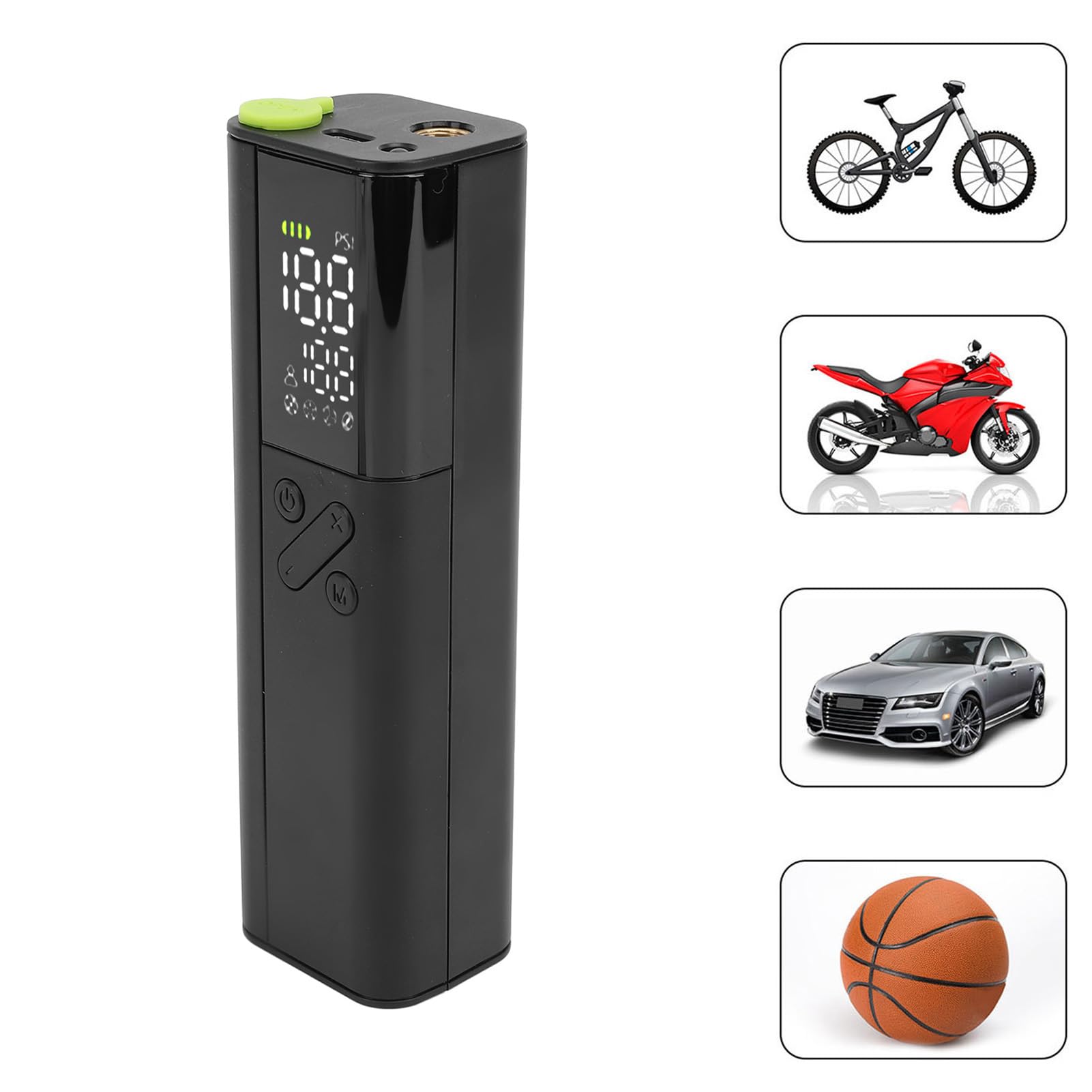 Eujgoov Pompa Ad Aria Portatile Elettrica con Pompa a Sfera Automatica