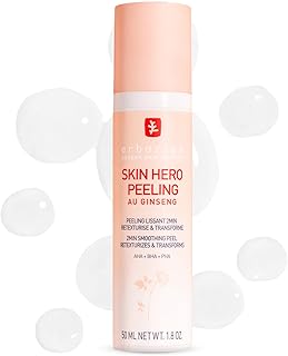 Erborian Skin Hero, Facial Peel with White Ginseng Complex - Home Face Peel Mask Retexturizes, Transforms Texture & Appearance of Fine Lines - Reduces Pores & Imperfections - Korean Skincare - 1.8 Oz
