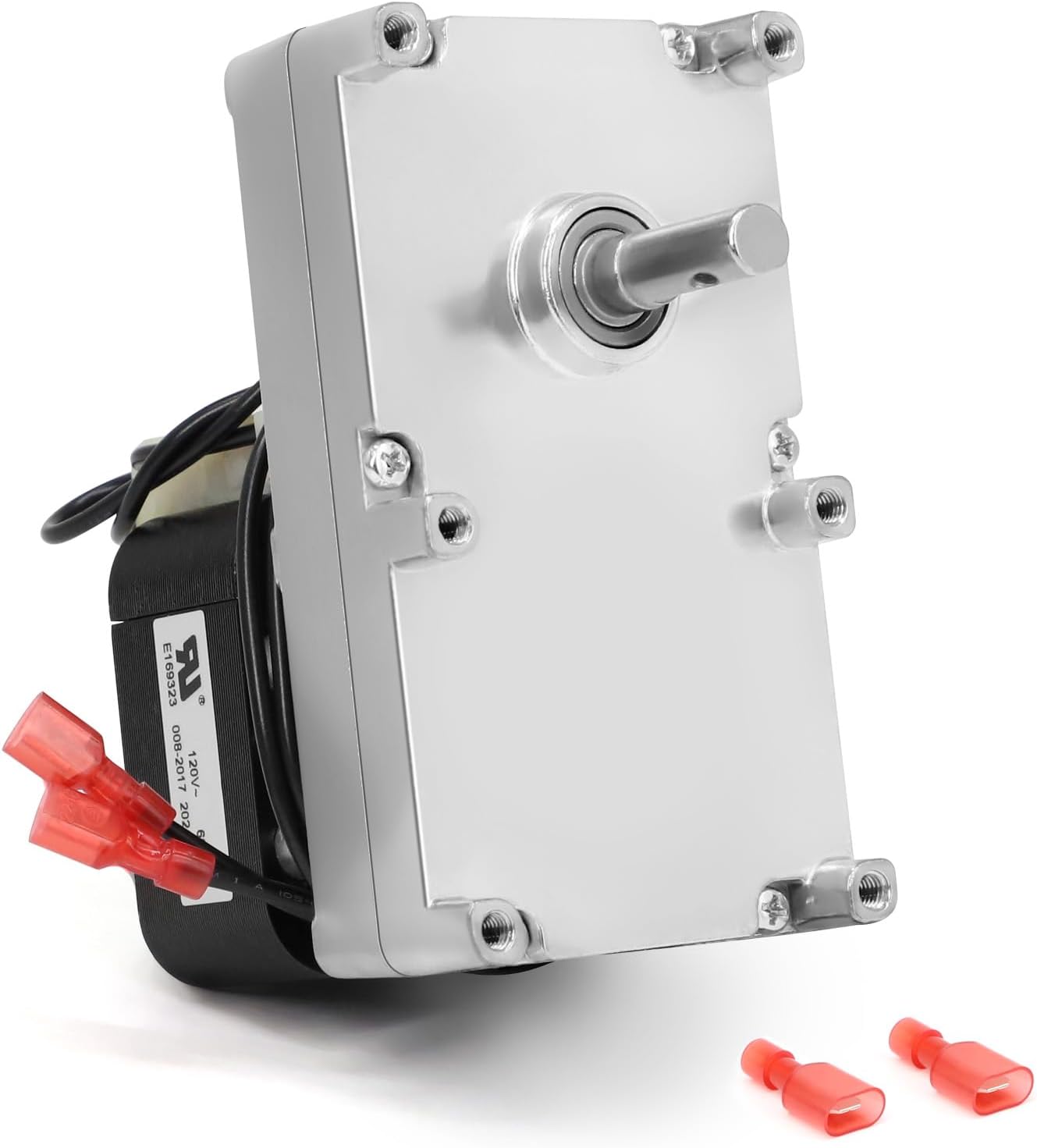 80456 Auger Motor for US Stove American Harvest 6041 6039 6037 6033 Breckwell SP6000 Ashley APC1406 Pellet Stoves Agitator Auger Feeder Gear Motor w/Hole Replacement Parts Clockwise,4 RPM