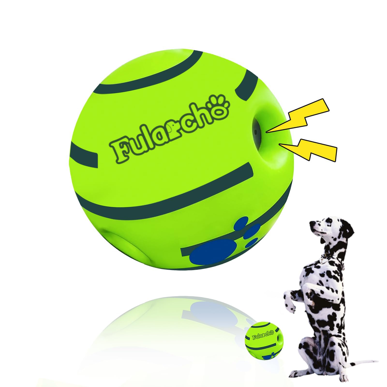 Yiateoit3.94" Dog Toy Ball Interactive Dog Toys Squeaky Ball for Dogs Toy Balls for Dogs Indestructible Dog Toys for Boredom Training