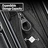 Samsonite Omni 2 Hardside 2 Piece Set - Includes Global Carry-On & Medium Checked Suitcases - 360° Dual Spinner Wheels - Integrated TSA Lock & Expansion - Amazon Exclusive - Midnight Black #4