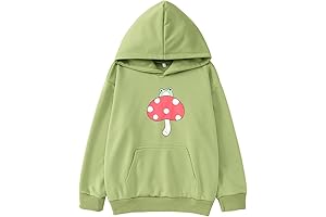 Girls Cute Mushroom Frog Sweatshirt