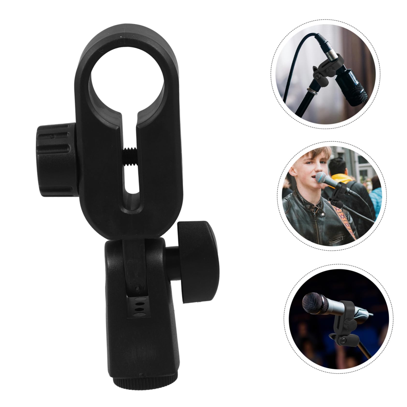 BESTonZON 10pezzi Mic Clip Compatibile Con Levitt Supporto Antivibrazioni Per Microfono Clip Di Fissaggio Leggera Per Registrazioni Ottimali