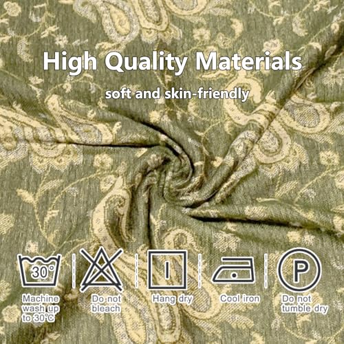 Image of Pashmina Scarf for Women Shawls and Wraps Reversible Paisley Vintage Jacquard Soft Silky Rave Scarves Men