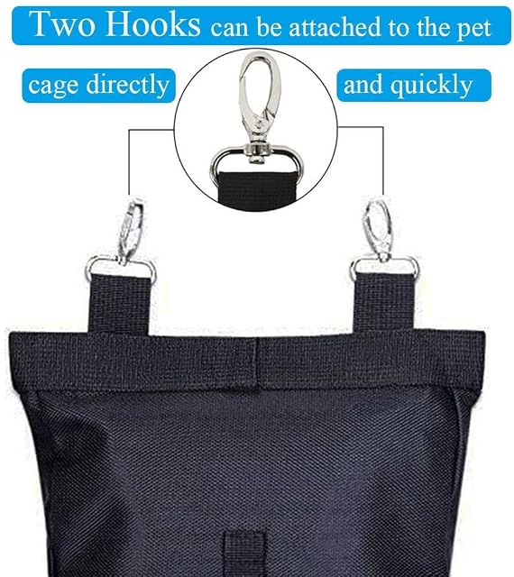 Foto 5 de 6 de Namvo Bolsa de comedero de heno de Conejo, Almacenamiento de Alimentos de Conejo