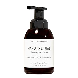Muse Apothecary Hand Ritual - Aromatic and Nourishing Hand Soap, Infused with Aromatherapy Essential Oils - USDA Certified Biobased - 16 oz, Cara Orange + Fig + Blackberry Vanilla, 3 Pack