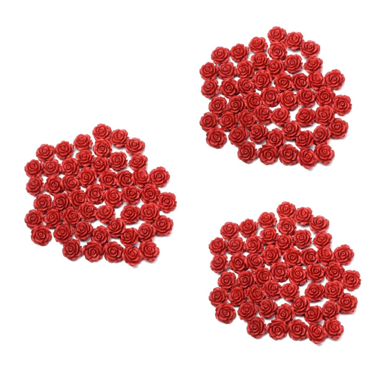 Lurrose 150pièces Perles De Rose Décoratives Fleurs Artisanales pour Bijoux Et Artisanat Accessoires Manuels pour Décoration De Maison Et Boutique