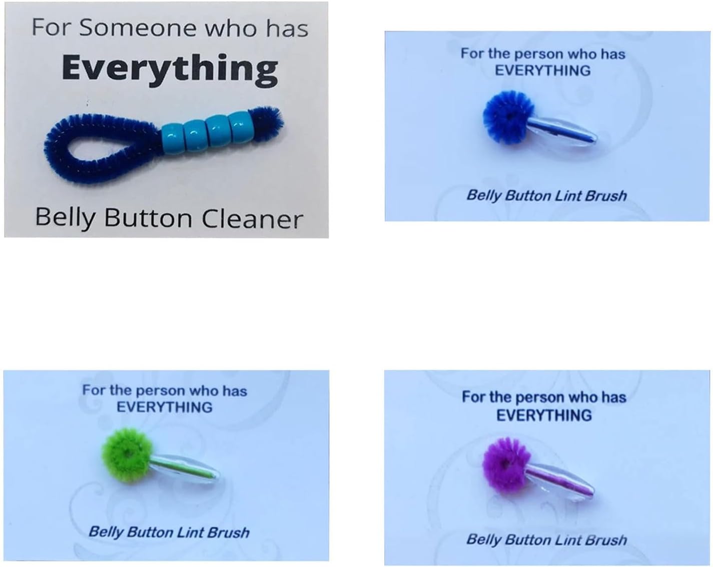 Soft and Reliable Navels Cleaner Belly Button Lint Brush Funny Navels Dirt Removers Unique Gift Massaging Tool image 3
