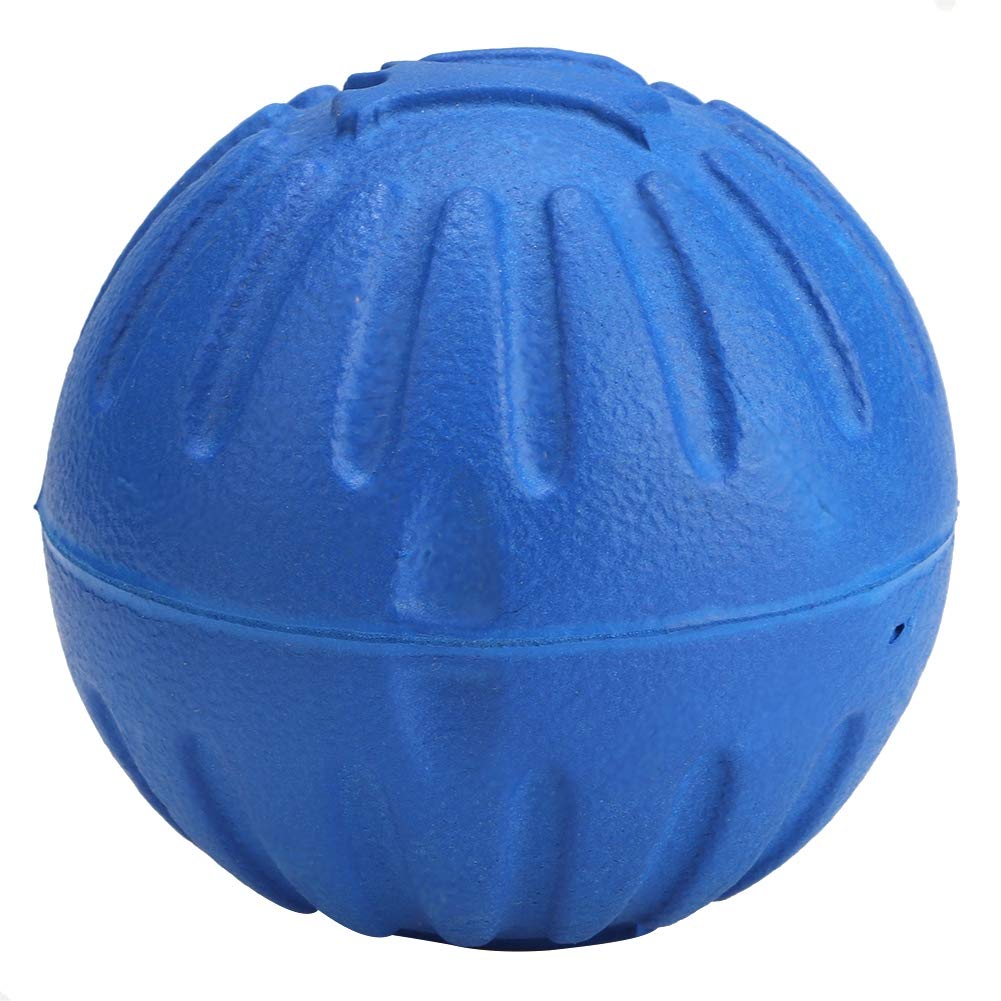 Derefine EVA Dog Balls Toys, Indestructible Bouncy Floating Balls for Dogs to Fetch, EVA Foam Balls Floating in Water, Dog Toy Balls for Chewers,Solid EVA Balls for Training(Blue)