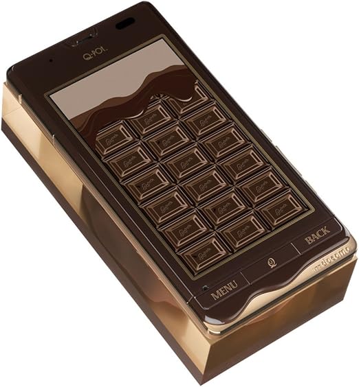 Q-pot DOCOMO SH-04Dbitter chocoスマートフォン、充電器、カード