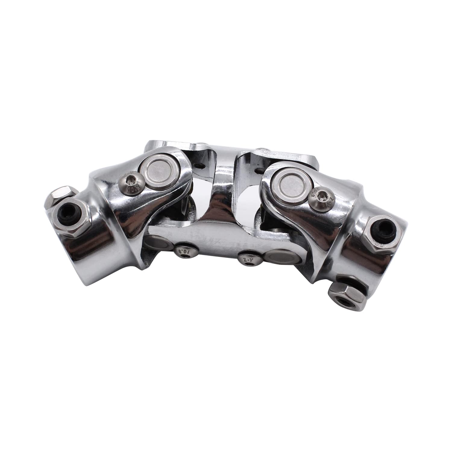 1 DD To 1 DD Steering Shaft U Joint U Coupling Chrome 1 Double D - Foto 8